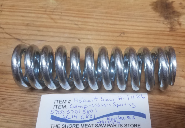 Compression Spring for Hobart 5700, 5701, 5801, 6614 & 6801 Meat Saws