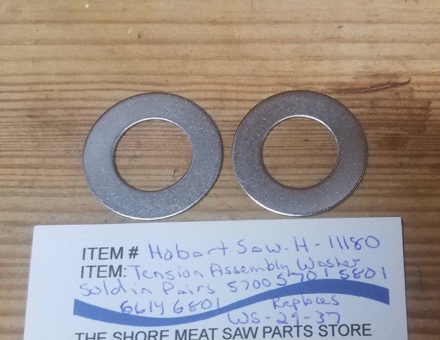 Hobart Saw 5700 5701 5801 6614 6801 Tension Assembly Washer Replaces WS-029-07 - Sold in pairs