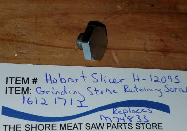 Grinding Stone Retaining Screw for Hobart 1612 & 1712 Slicers #074833