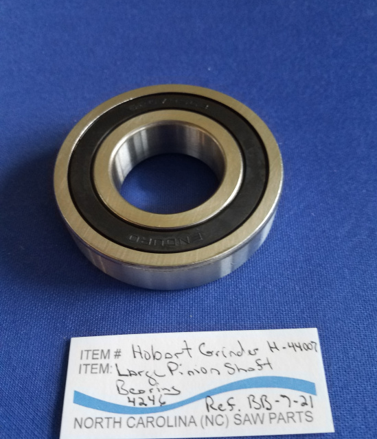 Large Pinion Shaft Bearing for Hobart 4246 Meat Grinders. Replaces BB-7-21