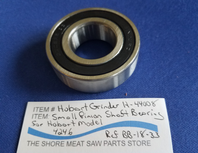 Small Pinion Shaft Bearing for Hobart 4246 Meat Grinder. Replaces BB-18-33