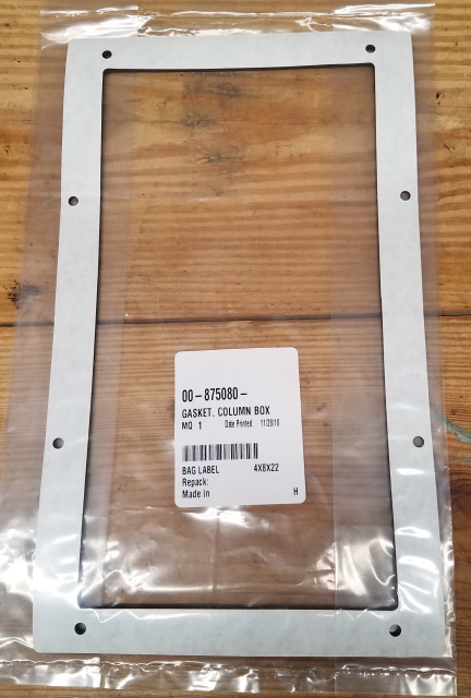 Column Box Gasket for Hobart 6614 Meat Saws. Replaces 00-875080