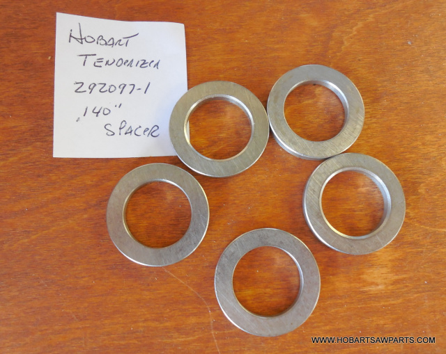 5 Blade Spacers (.140") for Hobart 403 Meat Tenderizer. Replaces 292097-1