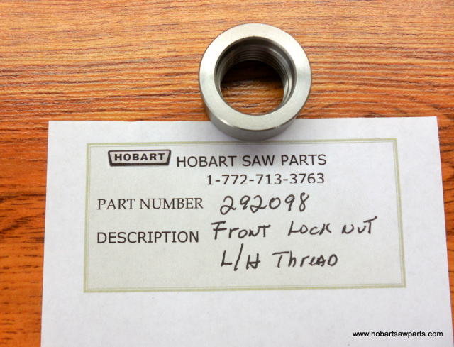 Front Lock Nut for Hobart 400, 401 & 403 Meat Tenderizers